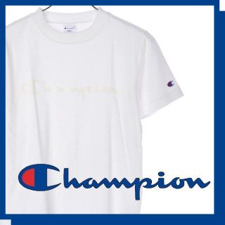 チャンピオン(Champion)のChampion　Tシャツ（M）ホワイト　刺繍③　メンズ＆レディース(Tシャツ/カットソー(半袖/袖なし))