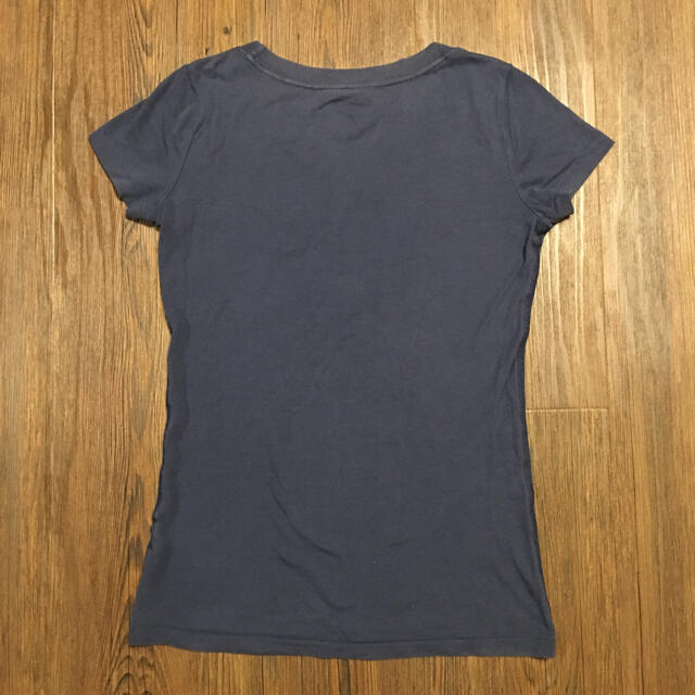 Abercrombie&Fitch(アバクロンビーアンドフィッチ)のアバクロ ブルー Tシャツ レディースのトップス(Tシャツ(半袖/袖なし))の商品写真