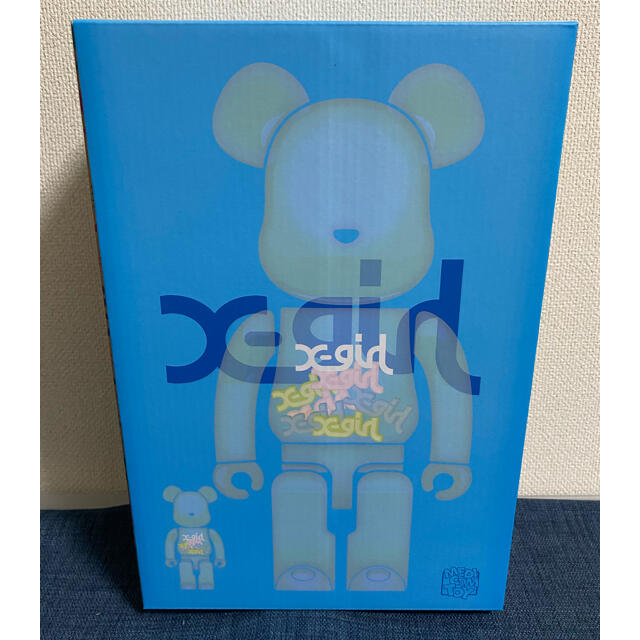 BE@RBRICK X-girl 2021 100％ & 400％ ベアブリックハンドメイド