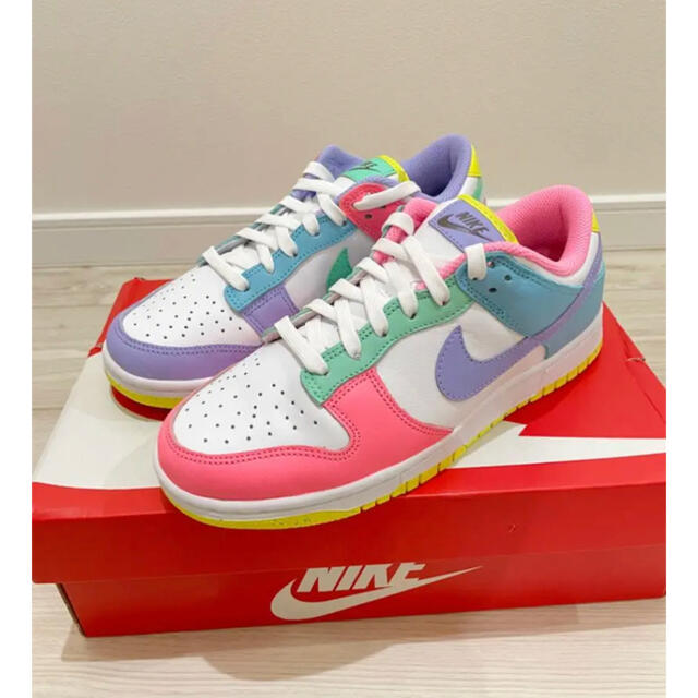 NIKE】WMNS DUNK LOW CANDY ナイキ ダンク ロー24.5 - スニーカー