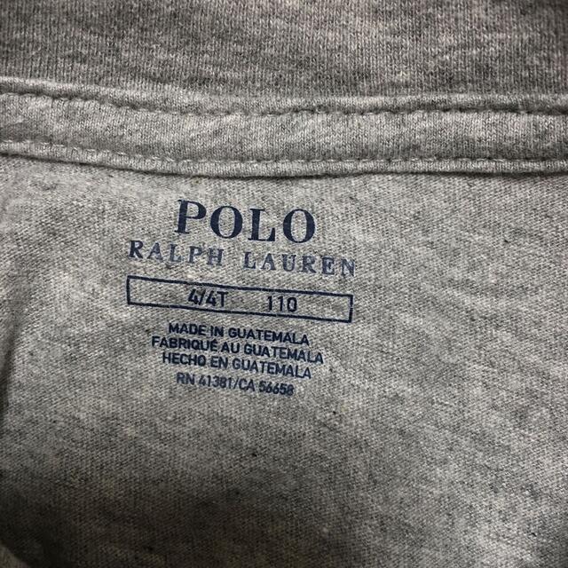 POLO RALPH LAUREN(ポロラルフローレン)のラルフローレン  110 グレー　Tシャツ キッズ/ベビー/マタニティのキッズ服男の子用(90cm~)(Tシャツ/カットソー)の商品写真