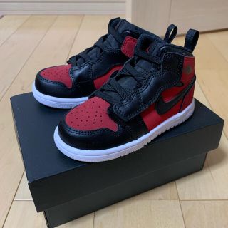 ナイキ(NIKE)のnike jordan 1 mid alt td 14センチ 極美品(スニーカー)