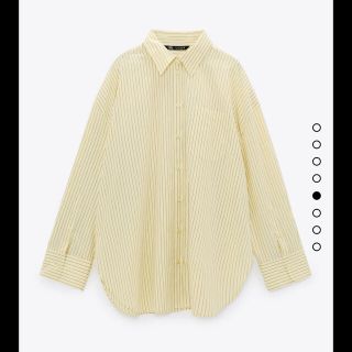 ザラ(ZARA)のZARA イエローストライプシャツ　(シャツ)