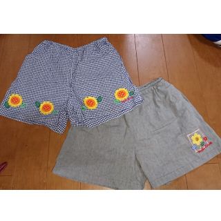 ミキハウス(mikihouse)のミキハウス ショートパンツ2枚130㎝(パンツ/スパッツ)