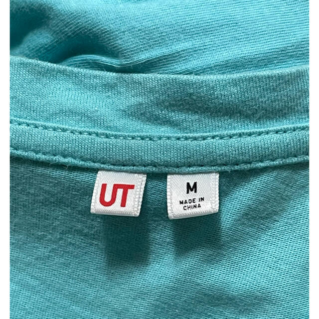 UNIQLO(ユニクロ)のユニクロ　スヌーピー　UT Tシャツワンピ　水色　ブルー　ライトブルー レディースのワンピース(ロングワンピース/マキシワンピース)の商品写真