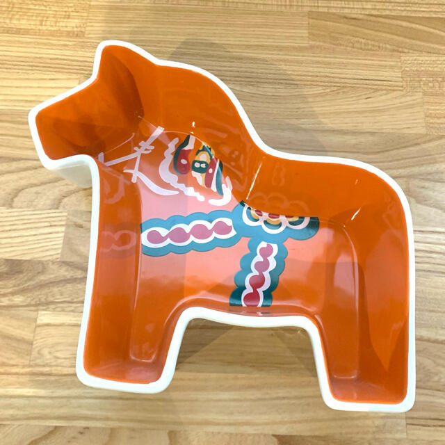 Dala Horse カラフルディッシュ 深皿 sagaform ウマ 北欧食器 インテリア/住まい/日用品のキッチン/食器(食器)の商品写真