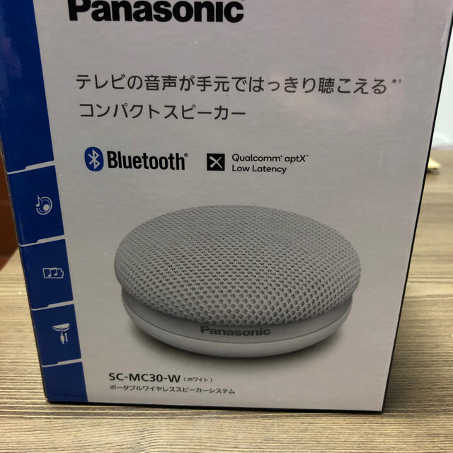 Panasonic - ワイヤレススピーカー Panasonic SC-MC30-W ホワイトの+