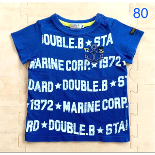 ダブルビー(DOUBLE.B)のミキハウス ダブルビー Tシャツ 80(Ｔシャツ)