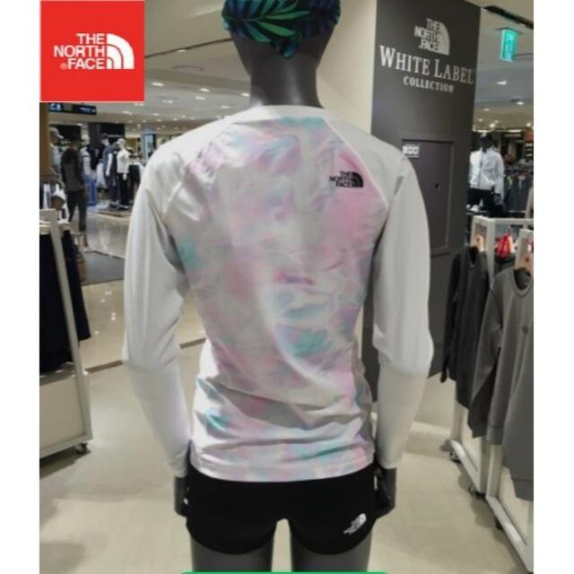 THE NORTH FACE(ザノースフェイス)のSALE❗✨海外 ノースフェイス ラッシュガード 長袖 水着 白 M K132B レディースの水着/浴衣(水着)の商品写真