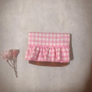 ボンポワン(Bonpoint)の【handmade】移動ポケット　ポシェット　フリル(外出用品)