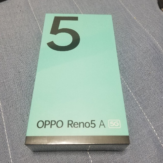 スマートフォン本体OPPO Reno5 A  シルバーブラック 未開封 ワイモバイル版