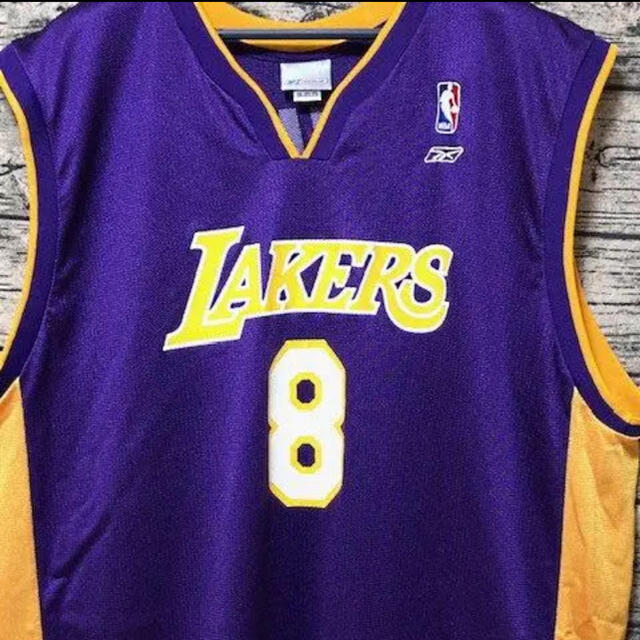 リーボック NBA LAKERSレイカーズトラックジャケット　パープル　2XL