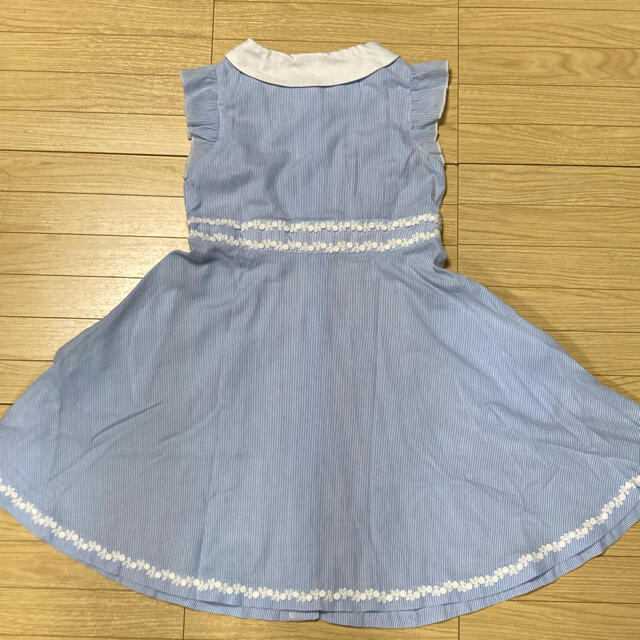 pom ponette(ポンポネット)のpom ponetto   シャツワンピ　130 キッズ/ベビー/マタニティのキッズ服女の子用(90cm~)(ワンピース)の商品写真