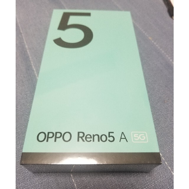 OPPO(オッポ)のOPPO Reno5 A  シルバーブラック 未開封 SIMフリー版 スマホ/家電/カメラのスマートフォン/携帯電話(スマートフォン本体)の商品写真