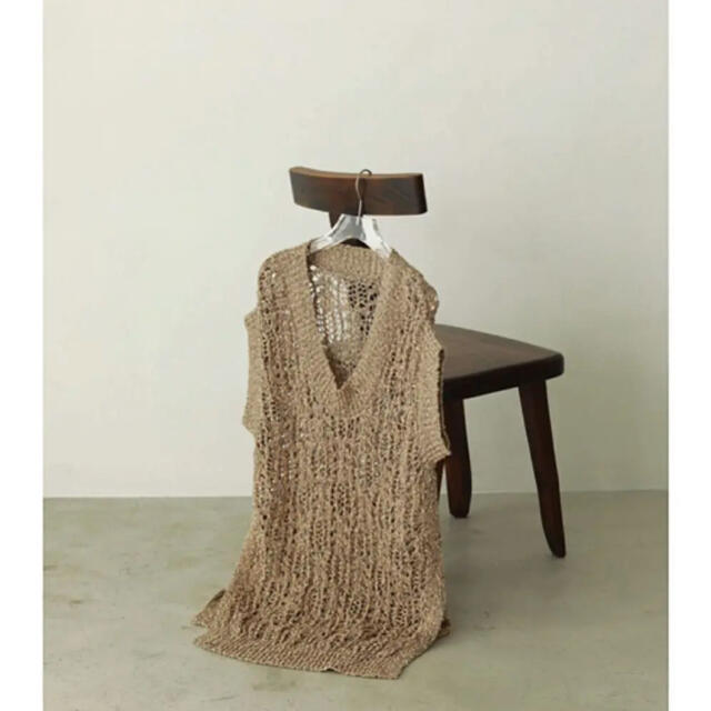 TODAYFUL(トゥデイフル)のCrochet Knit Vest TODAYFUL 新品未使用 レディースのトップス(ベスト/ジレ)の商品写真