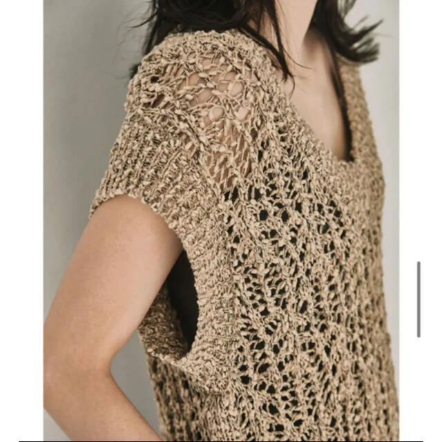 TODAYFUL(トゥデイフル)のCrochet Knit Vest TODAYFUL 新品未使用 レディースのトップス(ベスト/ジレ)の商品写真