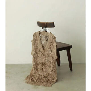 トゥデイフル(TODAYFUL)のCrochet Knit Vest TODAYFUL 新品未使用(ベスト/ジレ)