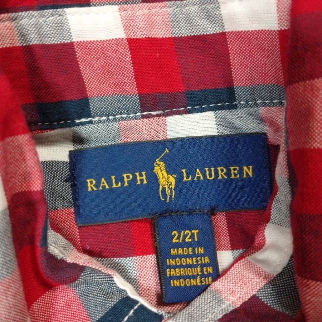 Ralph Lauren(ラルフローレン)の新品Ralph Lauren(2T)半袖シャツ2枚 キッズ/ベビー/マタニティのキッズ服男の子用(90cm~)(Tシャツ/カットソー)の商品写真