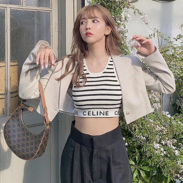 CELINEセリーヌブラトップボーダータンクトップス | www.jarussi.com.br