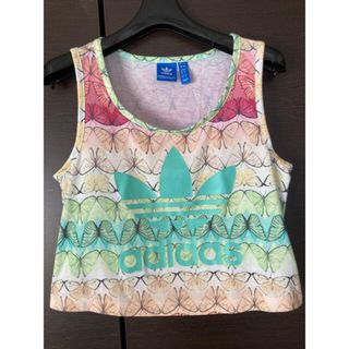 adidas クロップド　タンクトップ