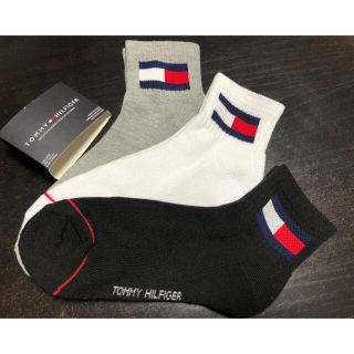 トミーヒルフィガー(TOMMY HILFIGER)の【新品】トミー ヒルフィガー 厚手 靴下 メンズ 25～27cm 3足セット(ソックス)