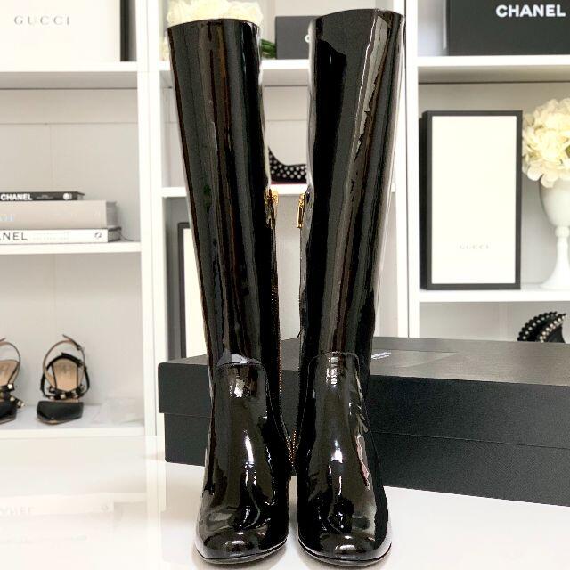 誠実 Saint Laurent - 2455 未使用 サンローラン パテント ロング