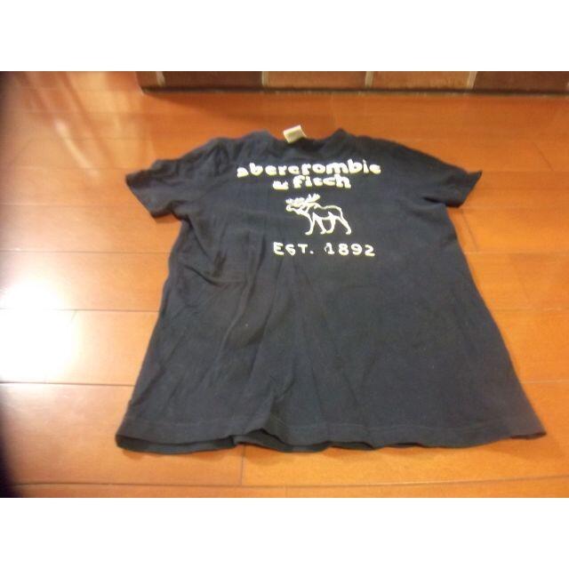 Abercrombie&Fitch(アバクロンビーアンドフィッチ)のAbercrombie　アバクロンビー　男児　Tシャツ　キッズ　サイズL　紺 キッズ/ベビー/マタニティのキッズ服男の子用(90cm~)(Tシャツ/カットソー)の商品写真