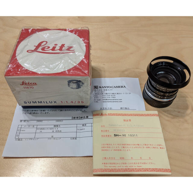 Leica 球面 ズミルックス 35mm summilux OH済