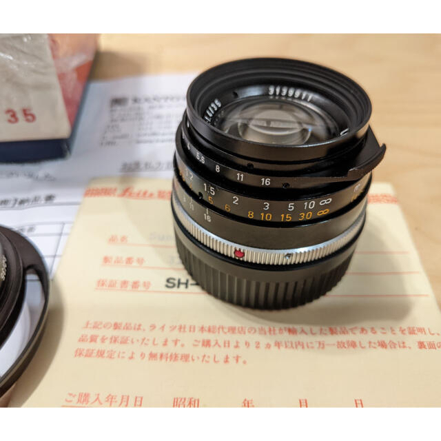 LEICA(ライカ)のLeica 球面 ズミルックス 35mm summilux OH済 スマホ/家電/カメラのカメラ(レンズ(単焦点))の商品写真