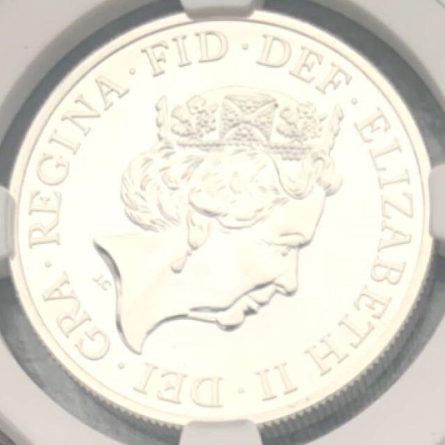 2017 イギリス ブリタニア NGC PF69 UCAM 2ポンド銀貨