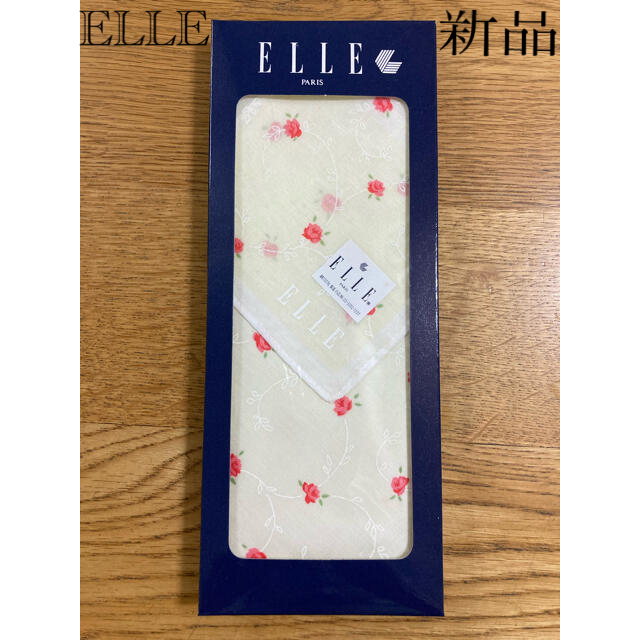 ELLE(エル)の【ハンカチELLE】新品未使用品（箱付き） レディースのファッション小物(ハンカチ)の商品写真