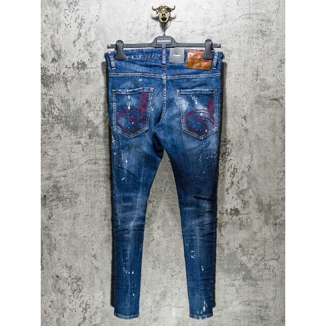 20AW ディースクエアード HOCKNEY JEAN ペイント デニム