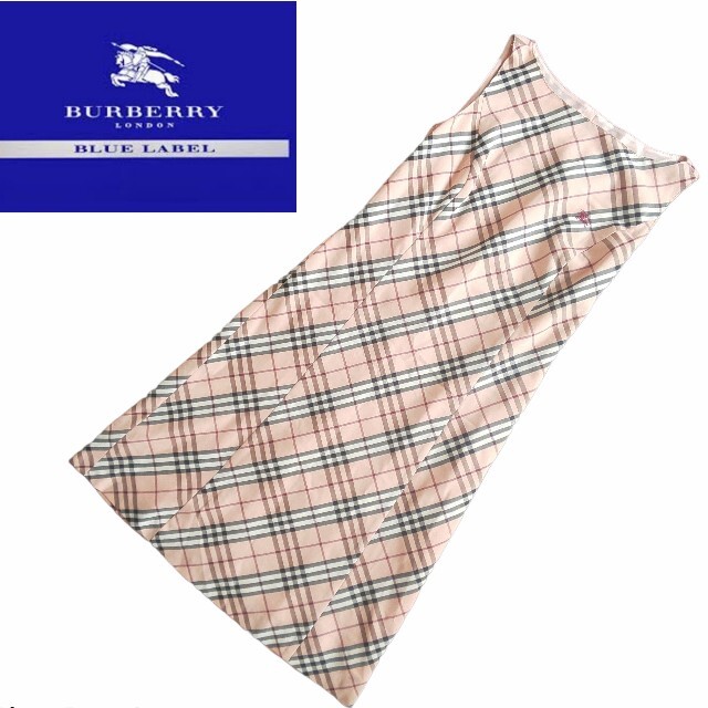 BURBERRY BLUE LABEL(バーバリーブルーレーベル)の【美品】BURBERRY  バーバリー  ノバチェック ノースリーブワンピースS レディースのワンピース(ひざ丈ワンピース)の商品写真