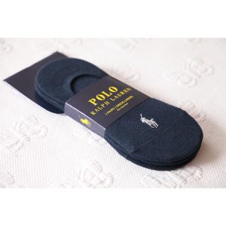 ポロラルフローレン(POLO RALPH LAUREN)のPOLOラルフローレンのレディース フットカバー　ネイビー3足セット【新品】(ソックス)