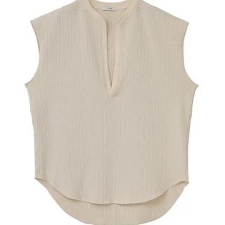 トゥデイフル(TODAYFUL)のCLANE HEAVY RIB N/S TOPS(カットソー(半袖/袖なし))