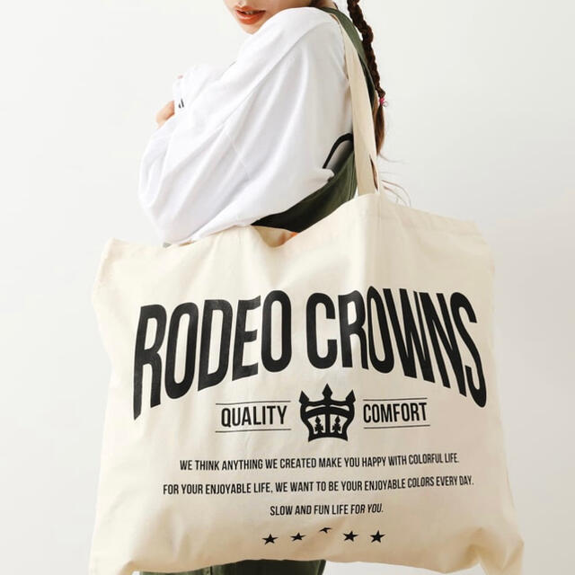 RODEO CROWNS WIDE BOWL(ロデオクラウンズワイドボウル)のECO BAG(L) レディースのバッグ(エコバッグ)の商品写真