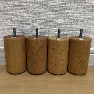 ムジルシリョウヒン(MUJI (無印良品))のよっちゃん様専用　無印良品　木製脚10センチ　ナチュラル(その他)