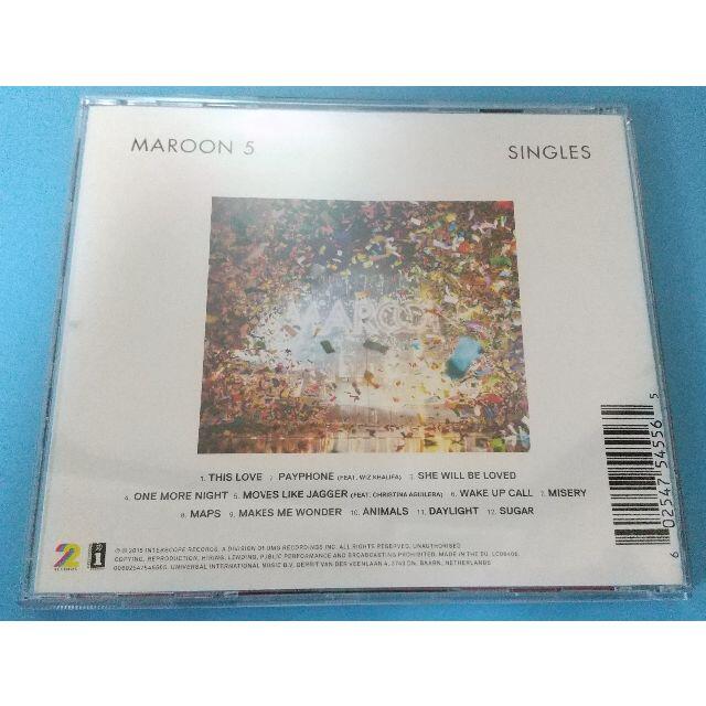 Maroon 5　SINGLES エンタメ/ホビーのCD(ポップス/ロック(洋楽))の商品写真