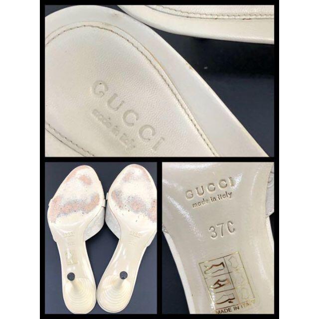 GUCCI グッチ ミュール ホースビット サンダル GG 24cm GUCCI グッチ ミュール ホースビット サンダル GG 24cm