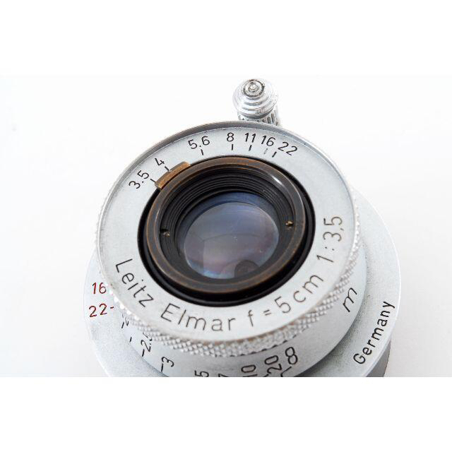 LEICA(ライカ)の【美品】ライカ Leica Elmar 50mm F3.5 赤エルマー スマホ/家電/カメラのカメラ(レンズ(単焦点))の商品写真