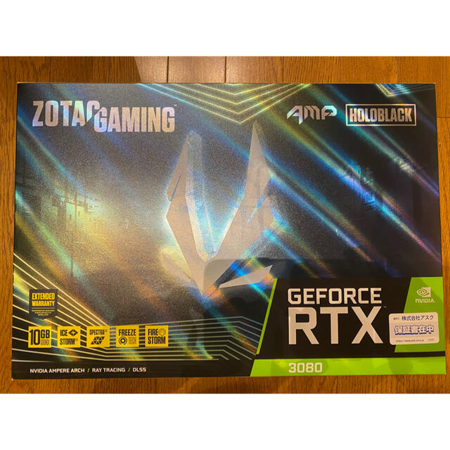 RTX3080RTX3080 zotac amp holo LHRなし