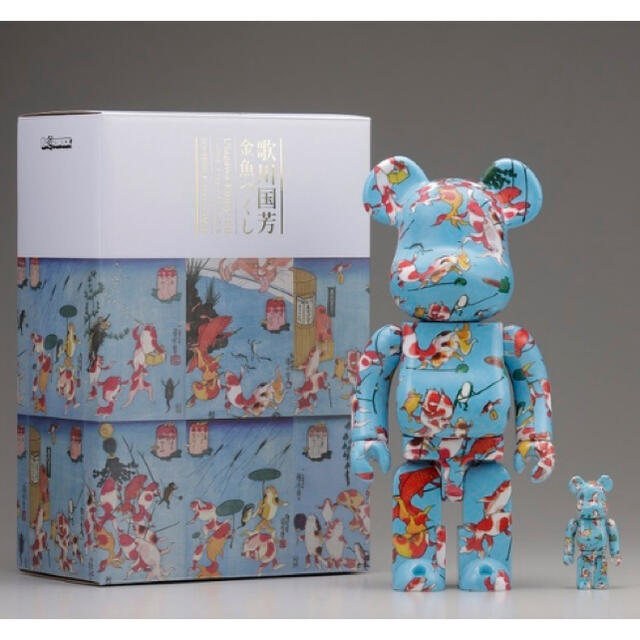 BE@RBRICK 歌川国芳 金魚づくし 100% ＆ 400%