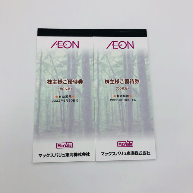 AEON(イオン)のマックスバリュ東海 株主優待 10000円 チケットの優待券/割引券(ショッピング)の商品写真