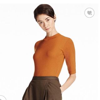 ユニクロ(UNIQLO)の大人気☆リブハイネック2点セット☆(カットソー(長袖/七分))