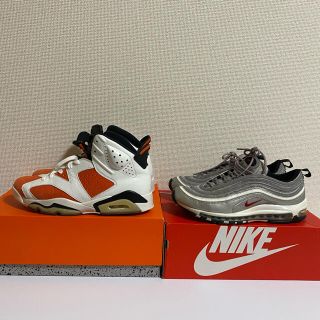 ナイキ(NIKE)のエアージョーダン6 ゲータレイド　　エアーマックス97シルバーバレット(スニーカー)