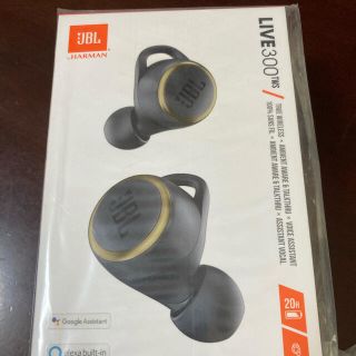 JBL LIVE300TWS ブラック　新品未開封　お買い得(ヘッドフォン/イヤフォン)