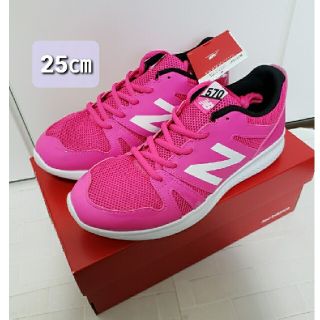 ニューバランス(New Balance)のニューバランス スニーカー　ピンク　レディース　キッズ　スニーカー　25cm(スニーカー)