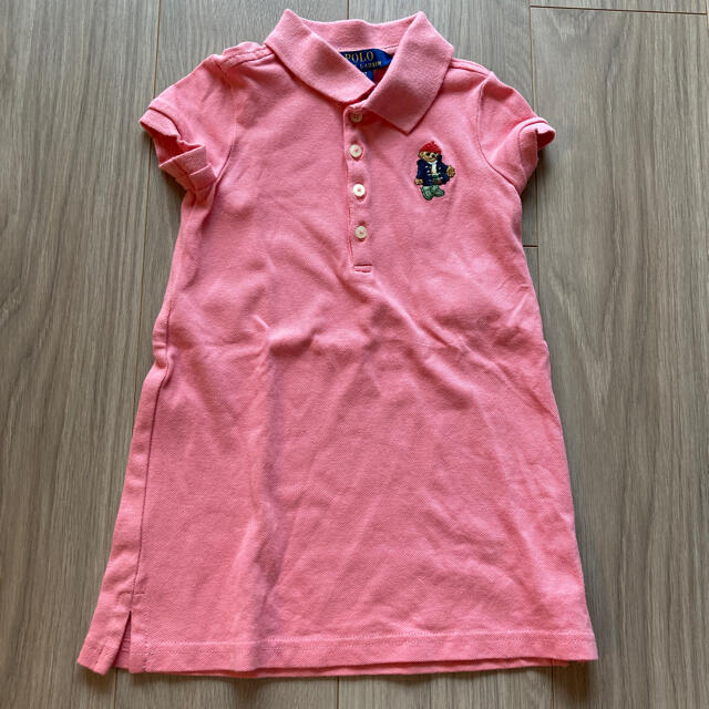 POLO RALPH LAUREN(ポロラルフローレン)のラルフローレン　ポロシャツワンピース　キッズ キッズ/ベビー/マタニティのキッズ服女の子用(90cm~)(ワンピース)の商品写真