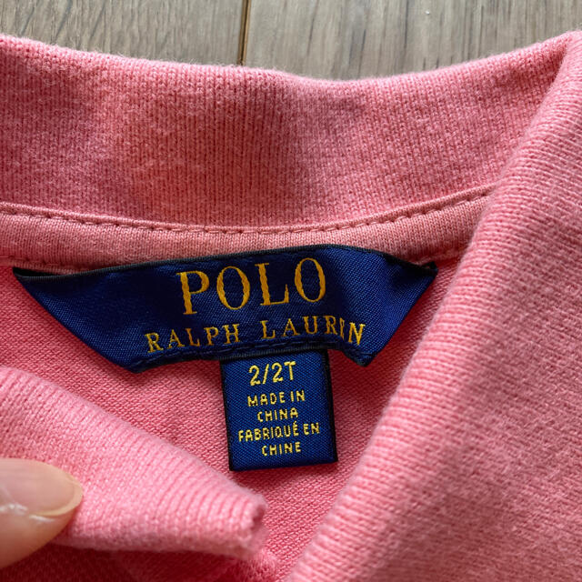 POLO RALPH LAUREN(ポロラルフローレン)のラルフローレン　ポロシャツワンピース　キッズ キッズ/ベビー/マタニティのキッズ服女の子用(90cm~)(ワンピース)の商品写真