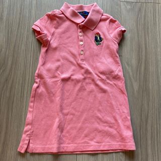 ポロラルフローレン(POLO RALPH LAUREN)のラルフローレン　ポロシャツワンピース　キッズ(ワンピース)